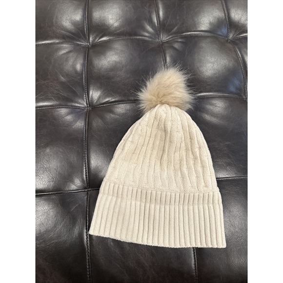Lululemon Women Cable-Knit Pom-Pom Beanie‎ Hat Bone One Size LW9EW1S main image 7